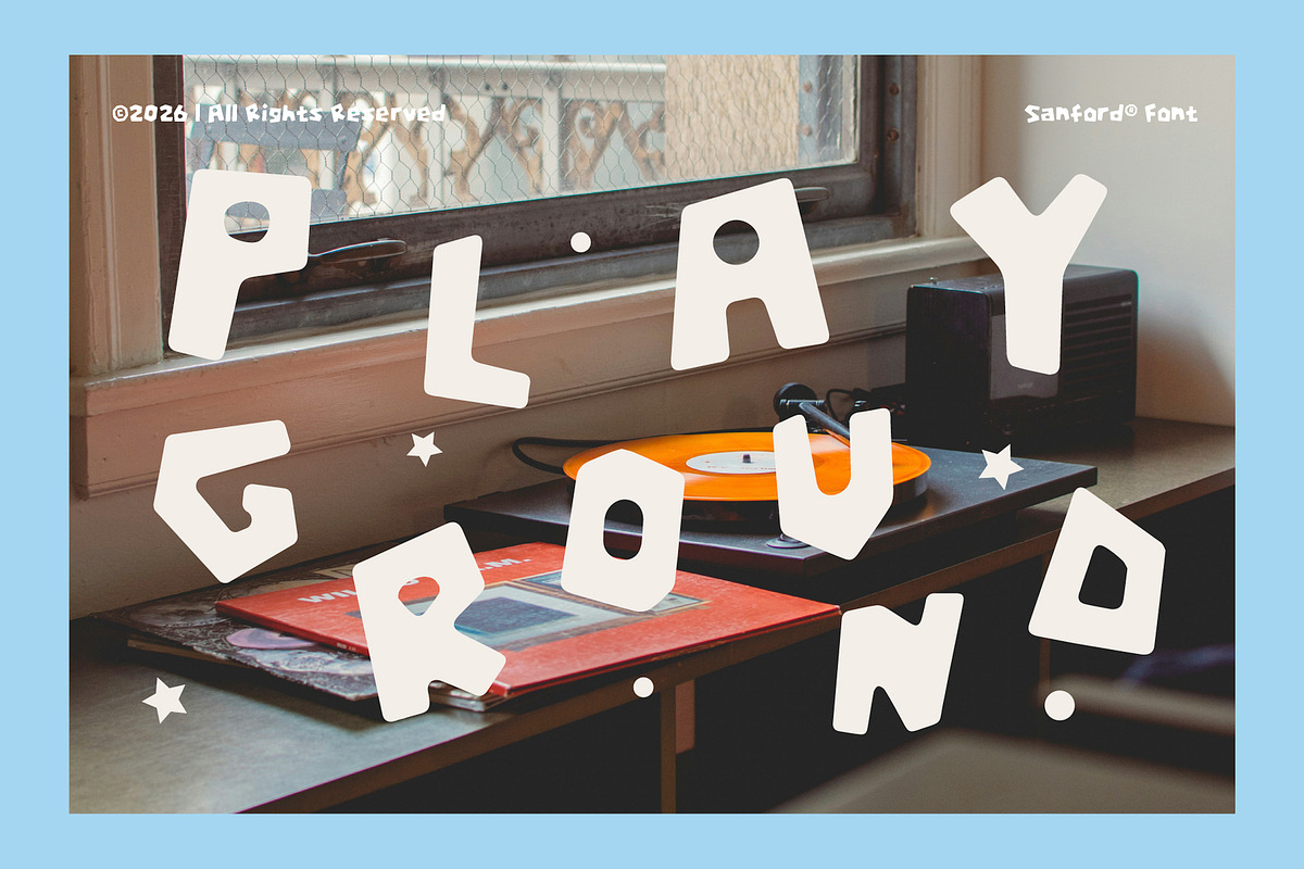 Sanford — Playful Display Font, a Handwritten Font by Any-Type® Foundry (Photo 8 of 12)