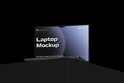 High Quality Laptop Mockup, a Mac Mockup by Difa Design (Thumbnail 4 of 4)