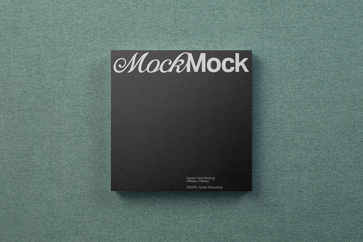 Square Card Mockup / Album Cover, a Product Mockup by MockMock Mockups (Photo 4 of 4)