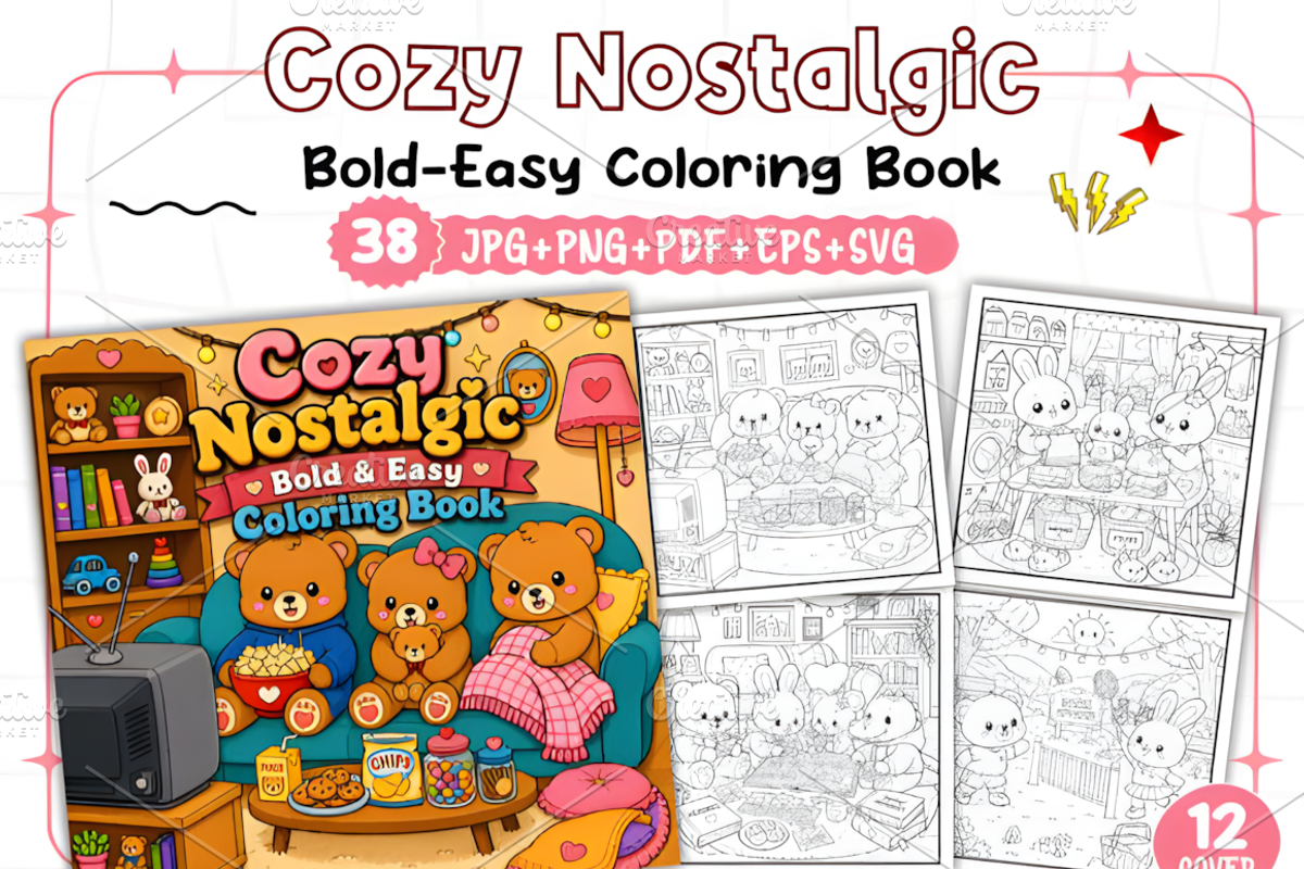 Bold Easy Cozy Nostalgic, a Decorative Illustration by Design Station (Photo 1 of 8)