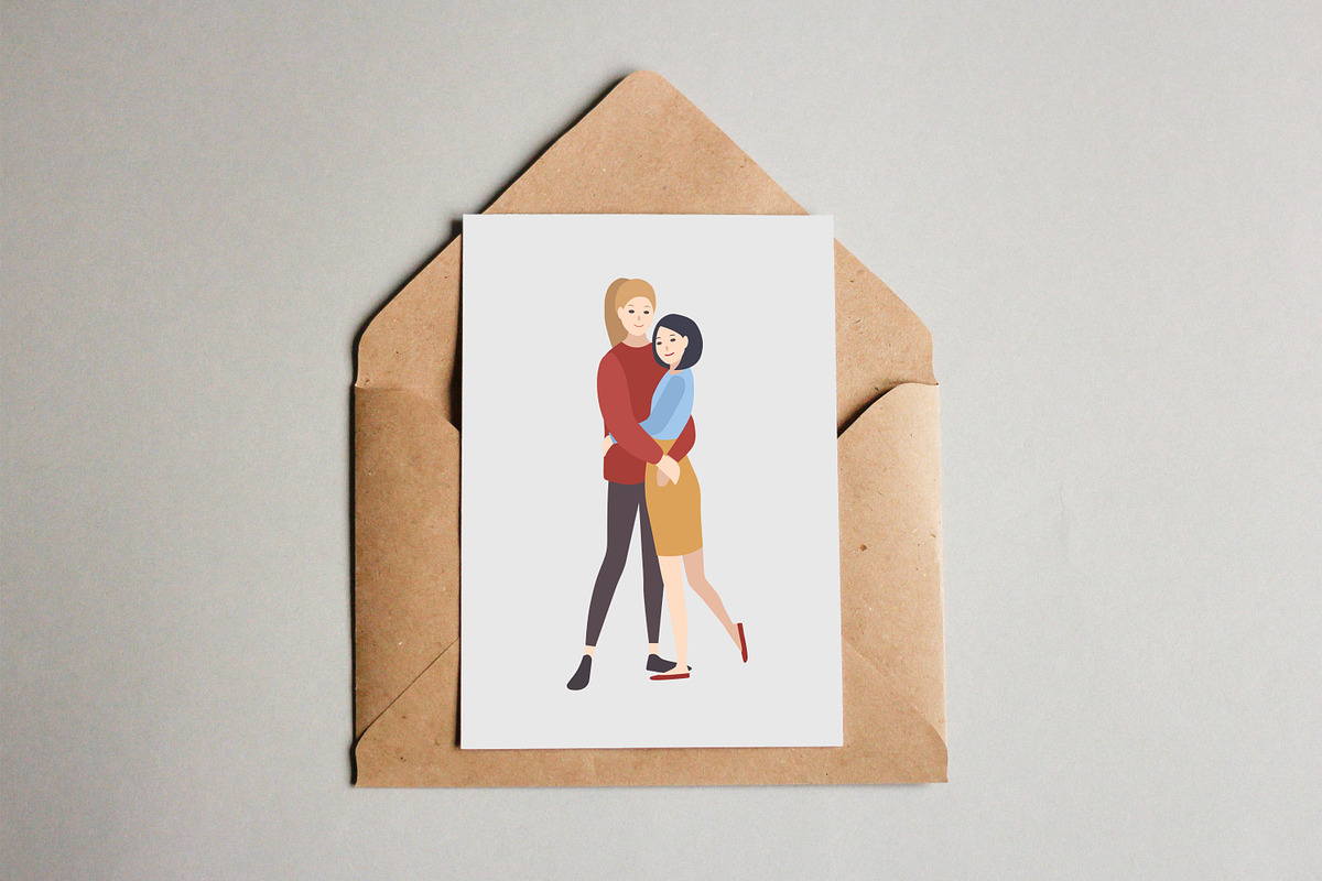 Set of LGBT couples, a Person Illustration by Good Studio (Photo 4 of 4)