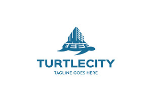Turtle City Logo, a Branding & Logo Template by ashenterprise