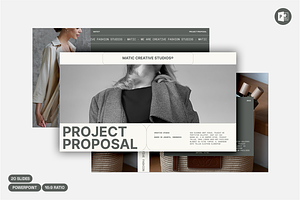 Matic Project Proposal - PowerPoint, a Presentation Template by Sixtemp