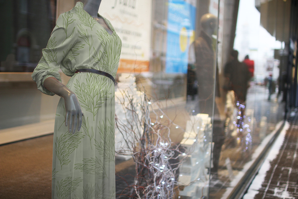 Long Dress Mock Up, a Print Template by helgascandinavus (Photo 3 of 3)
