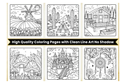 Stress Relief Adult Coloring Book, a Decorative Illustration by Design Station (Thumbnail 2 of 4)