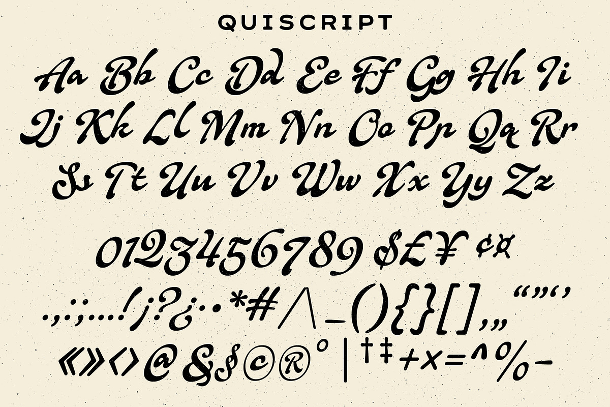 Quiscript Quisans, a Script Font by Adam Fathony (Photo 17 of 17)