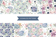 Oh my Succulents watercolor set, an Illustration by Lemaris (Thumbnail 5 of 9)