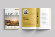 Travel Magazine Template, a Magazine Template by Cleffon_Graphic_Studio (Thumbnail 2 of 11)