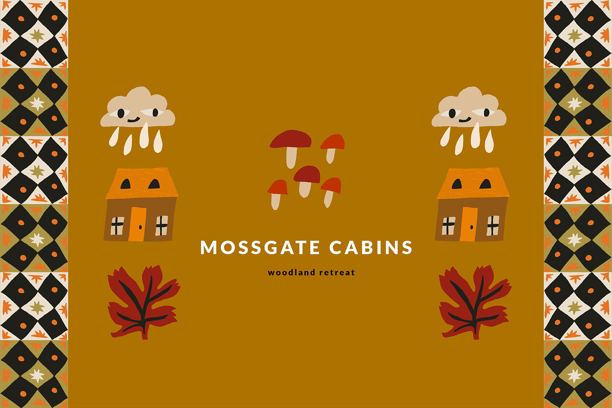 Autumn Blocks Fall Elements Clipart, a Seasonal Illustration by Olia (Photo 13 of 28)