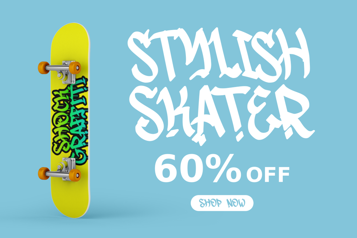 Shock Graffiti, a Blackletter Font by Rissyletter Studio (Photo 6 of 8)