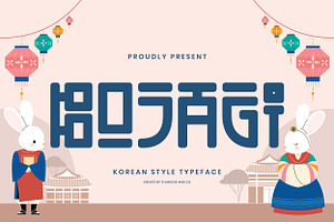 Bojagi - Korean Style Typeface Font, a Font by Flawless And Co