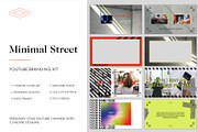Minimal Street Youtube Branding Kit, a Social Media Template by Tangerine Nation (Thumbnail 1 of 7)