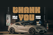 Sporty Yegold - Racing Car Font, a Sans Serif Font by QR Design Studio (Thumbnail 7 of 7)