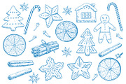 Christmas patterns and elements, a Seasonal Illustration by Robusta (Thumbnail 9 of 9)