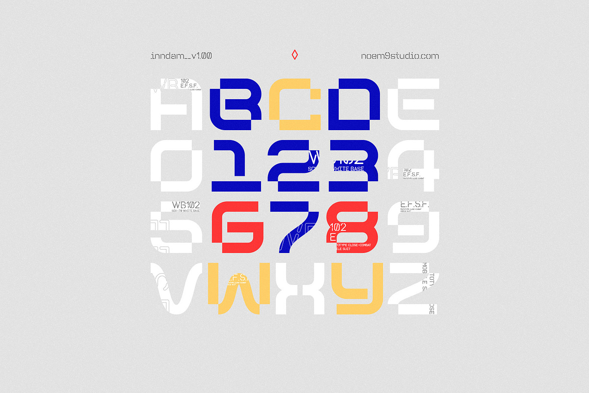 Inndamm Variable Typeface