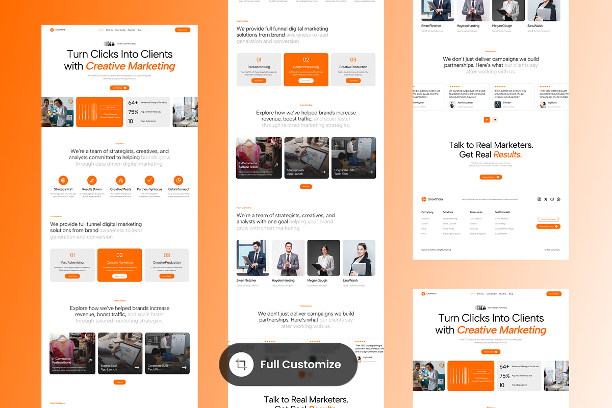 Growthora - Digital Marketing Agency preview 3