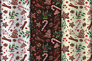 Watercolor  Christmas collection, an Illustration by martynmarin (Thumbnail 5 of 7)