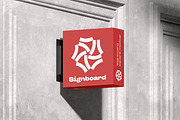 Signboard Square Mock-up, an Advertising Mockup by zippypixelstudio (Thumbnail 12 of 15)