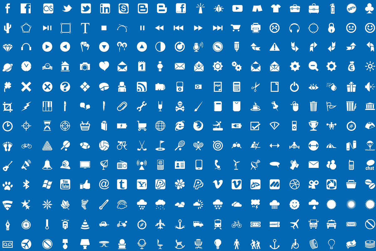 1,500 Vector Glyph Icons, an Icon by Mister Pixel (Photo 3 of 4)