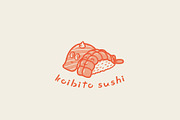 Koibito Sushi Logo Template, a Branding & Logo Template by Kreasi Malam (Thumbnail 3 of 4)