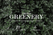 Timeless Greenery – Crafted Clip Art, a Texture Illustration by Scott Howard (Thumbnail 2 of 7)