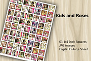 Collage Sheet - Kids and Roses, a Print Template by Kseniya-Omega (Thumbnail 2 of 3)