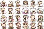 Whimsical Easter Hedgehog Clipart, an Illustration by DreamPrint404 (Thumbnail 3 of 6)