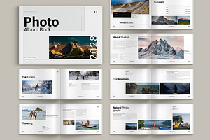 Photo Book Landscape Layout