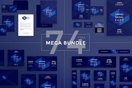 Mega Bundle | Bridal Expo, a Poster Template by Amber Graphics