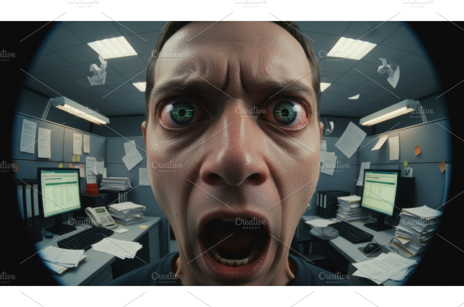 Close up fish eye lens view of, a Business Photo by Igor Tichonow