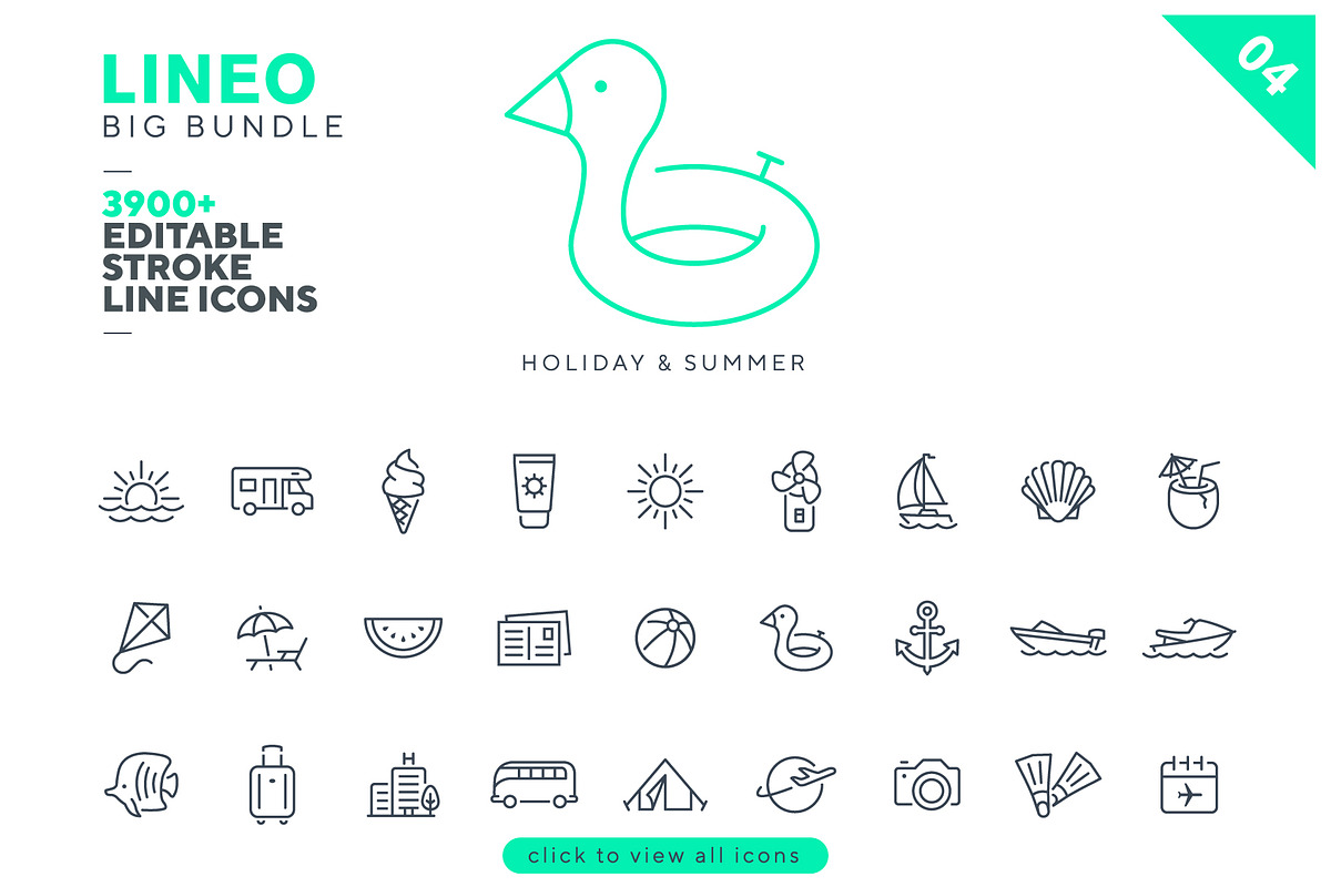 LINEO Big Pack - 3900+ icons, an Outline Icon by sharpnose (Photo 9 of 22)