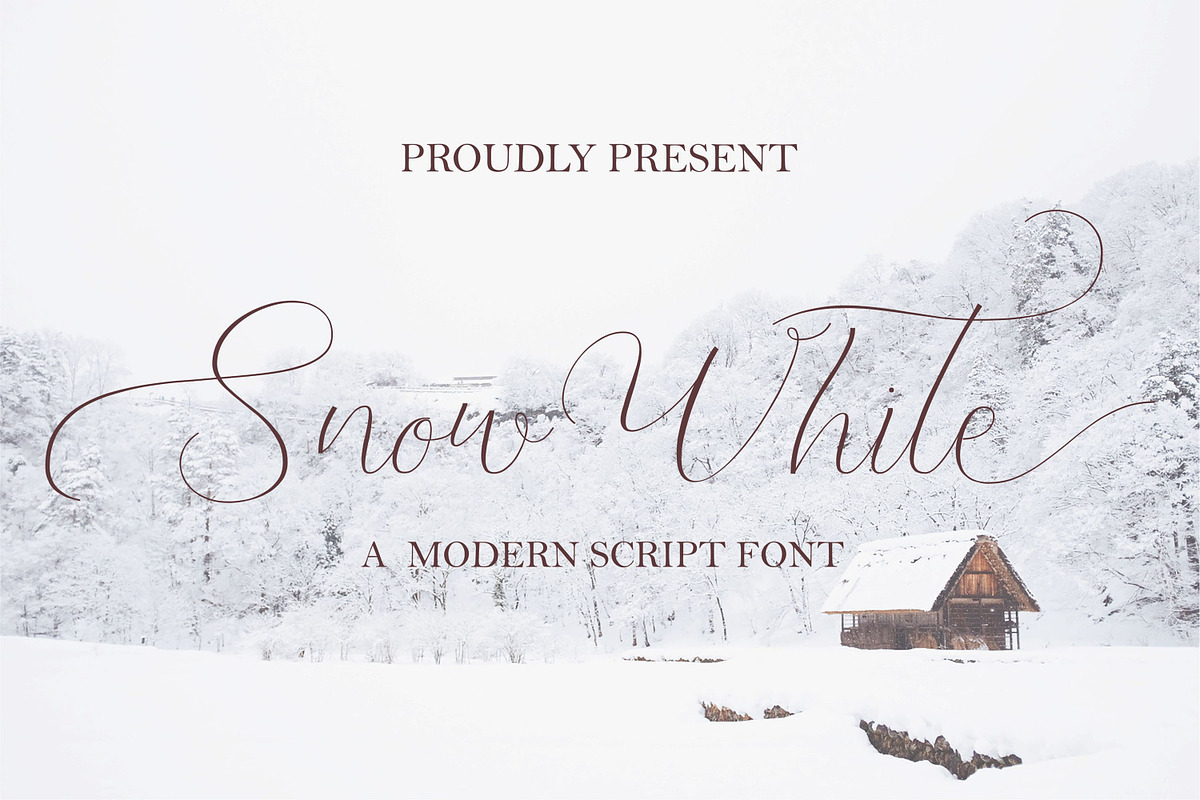 Snow White, a Script Font by Funtype (Photo 1 of 10)