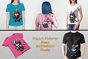 kawaii samurai rabbit, an Object Graphic by DreamerStarCo (Thumbnail 5 of 5)