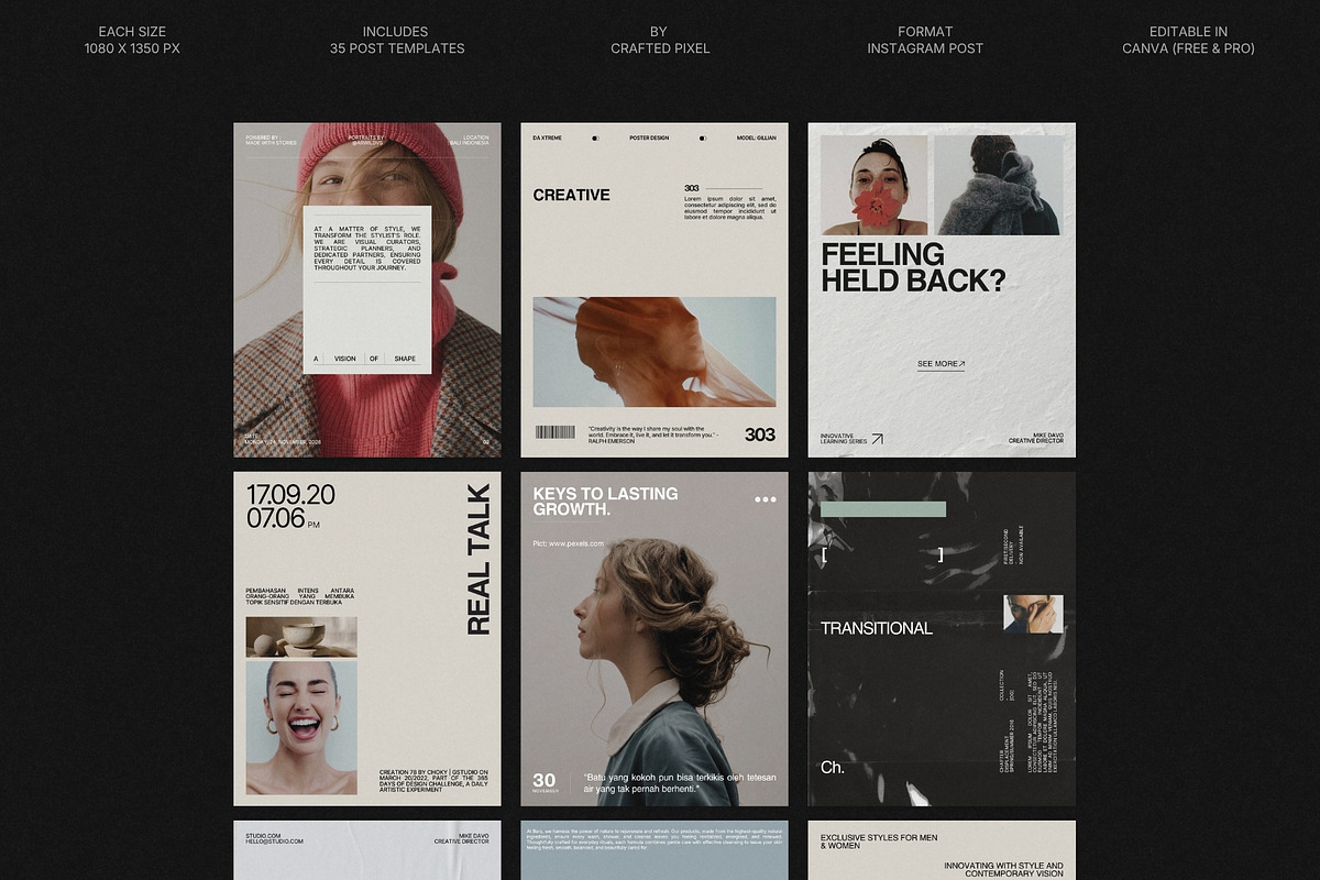 ZEVR | Social Media Kit (II), a Social Media Template by Crafted Pixel (Photo 1 of 10)