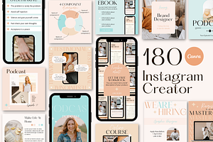 Instagram Creator Canva templates