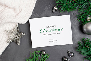 Christmas Card Mockup