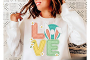 Yarn Crochet Easter Love PNG, an Illustration by Designking (Thumbnail 6 of 6)