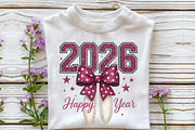 Happy New Year 2026 Sublimation Png, a Seasonal Illustration by Rose Art (Thumbnail 2 of 4)