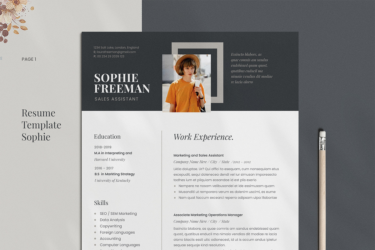 Resume for Canva, a Resume Template by Estartshop (Photo 5 of 7)