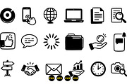 Hand Drawn Business Icon Set, an Illustration by designvectx (Thumbnail 3 of 3)