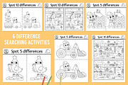 Construction site coloring games, an Education Illustration by Lexi Claus (Thumbnail 8 of 15)