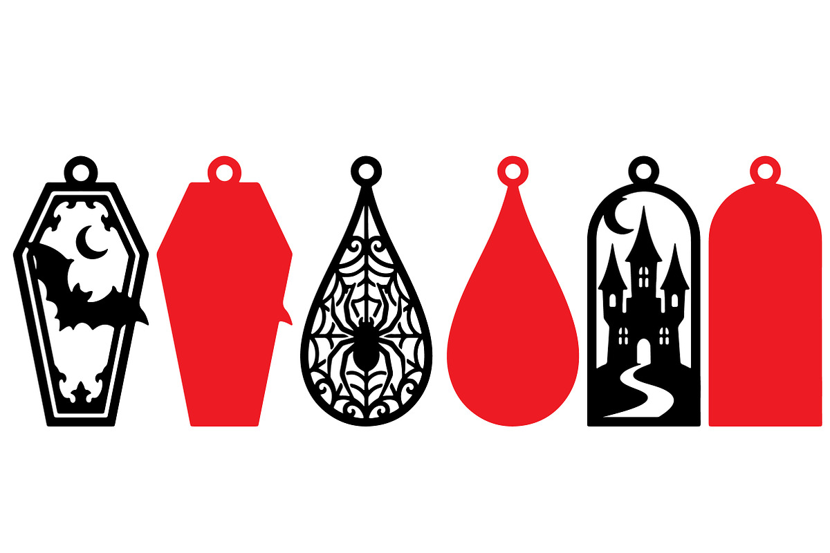 Halloween Ornaments Laser Cut SVG, an Object Graphic by DreamCafeArt (Photo 5 of 12)