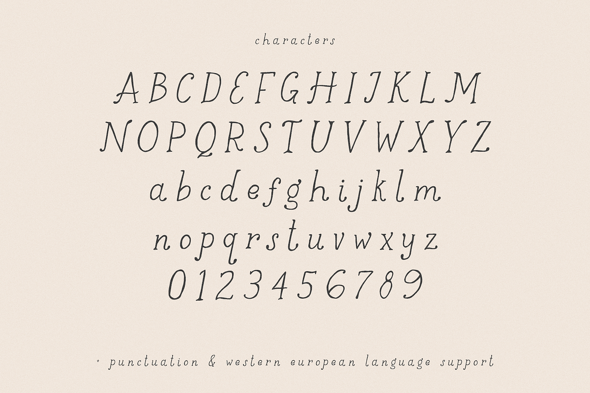 Goldenroot Serif A Rustic Font, a Handwritten Font by Beck McCormick (Photo 10 of 10)