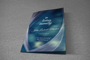 Funeral Program Template-T476, a Brochure Template by Template Shop