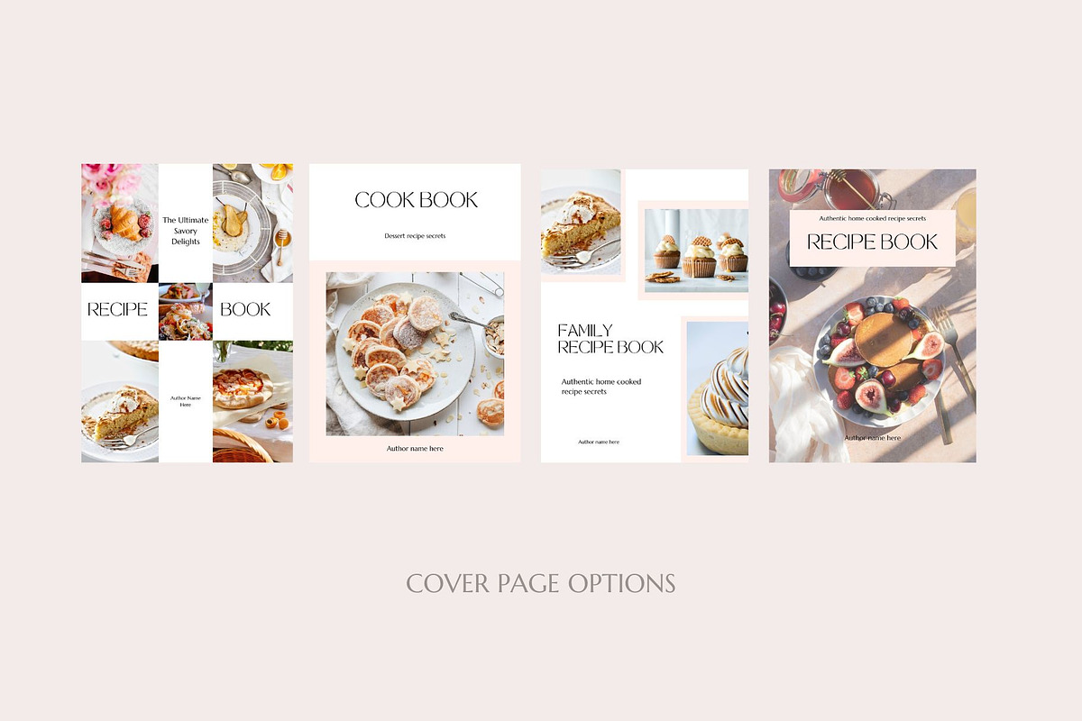 Recipe Book Template Canva 1, a Magazine Template by Deepa Template Studio (Photo 3 of 10)