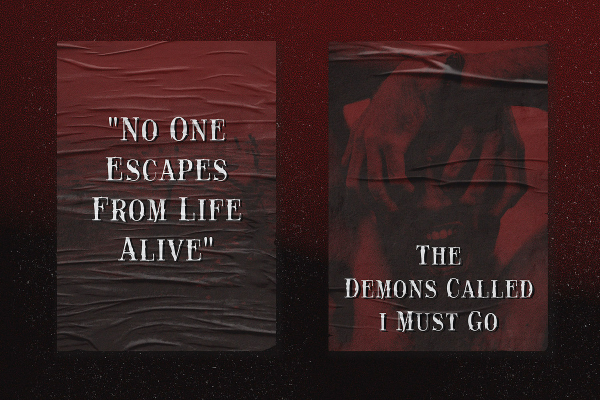 Black Rose - Haunted Display Font, a Font by StringLabs