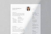 Resume Template, a Resume Template by Designsoul14 (Thumbnail 2 of 6)