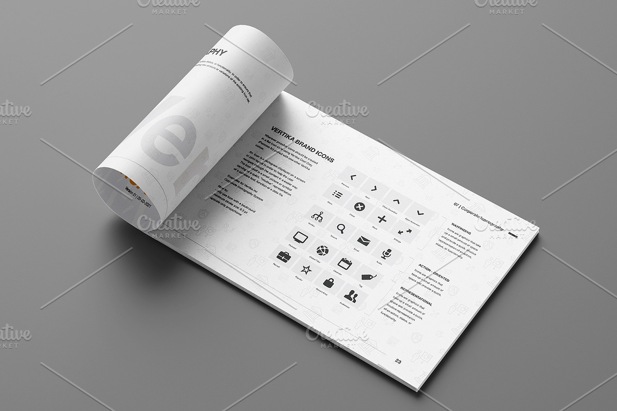 Brand Manual - REAL TEXT, a Brochure Template by Mastergfx (Photo 13 of 16)