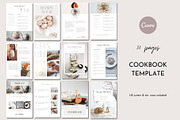 Canva Minimal Cookbook Template, a Magazine Template by Deepa Template Studio (Thumbnail 1 of 10)