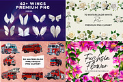 4689+ PNG's Clipart Elements Bundle, an Object Graphic by AN Productions (Thumbnail 16 of 29)